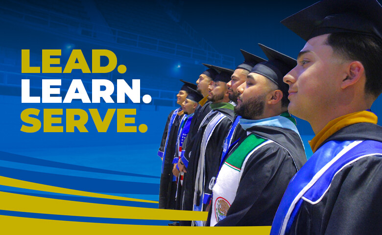 Students at graduation