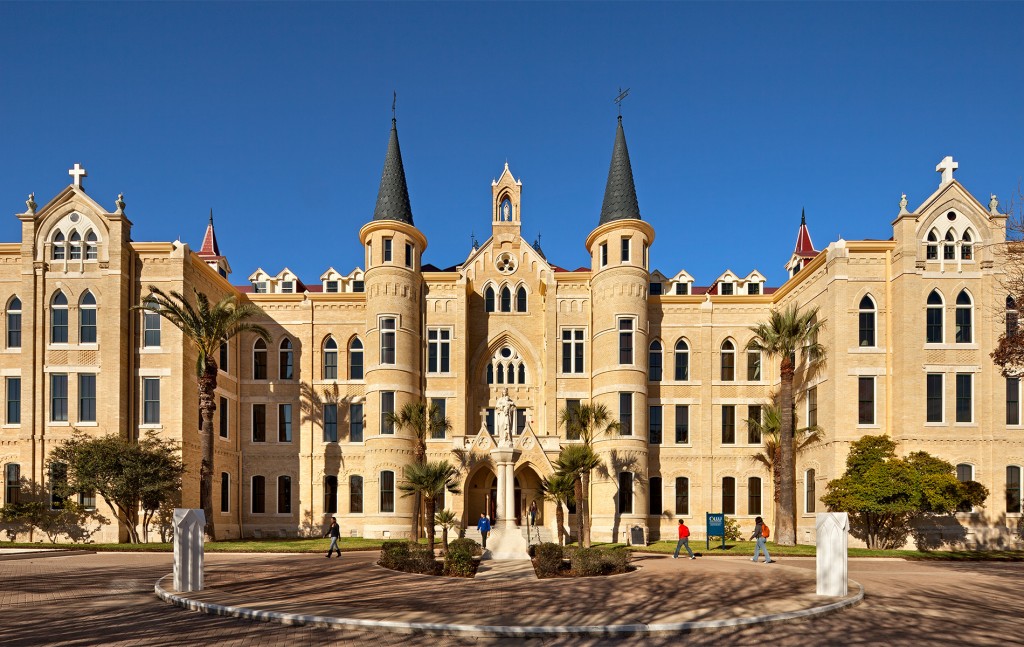 OLLU Main Building Front Steps