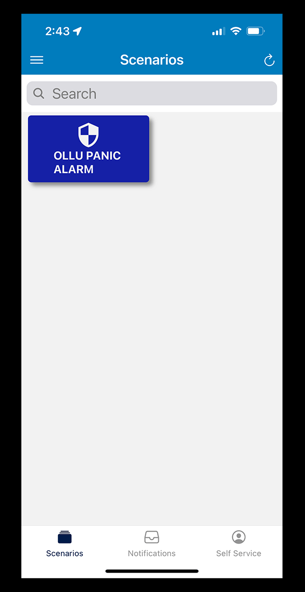 OLLU Panic Alarm