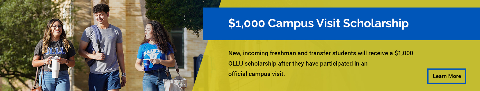 $1,000 Campus Visit Scholarship